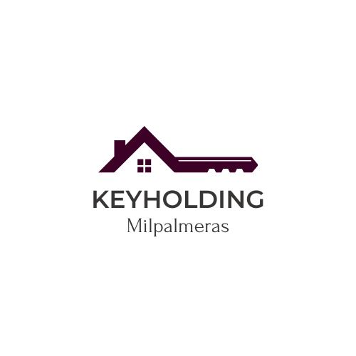 Logo de Keyholding Milpalmeras: casa y llave